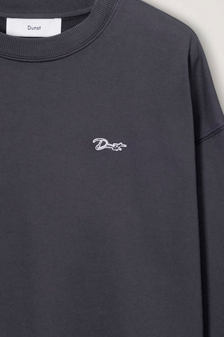 UNISEX GARMENT DYED SWEATSHIRT WASHED BLACK