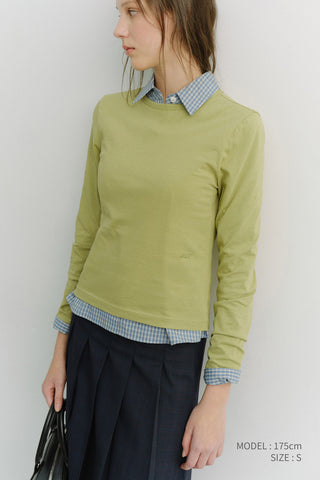 ESSENTIAL CREW-NECK T-SHIRT OLIVE