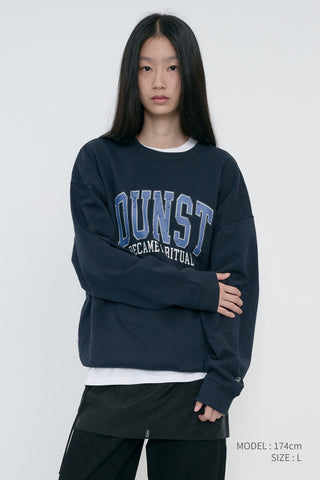 UNISEX ARCH LOGO SWEATSHIRT FRENCH NAVY