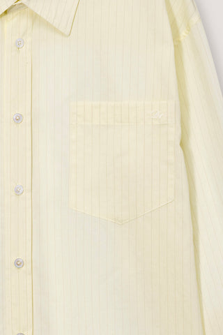 UNISEX SUMMER BREEZE STRIPED OVERSHIRT BUTTER