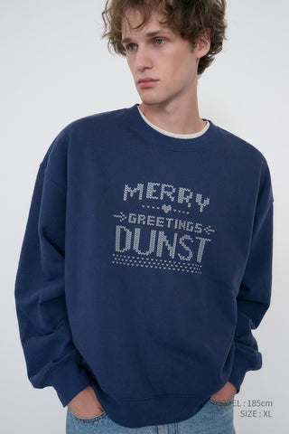 UNISEX PIXEL SWEATSHIRT NAVY