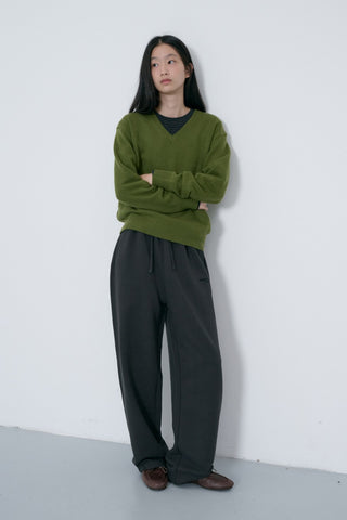 UNISEX STRAIGHT SWEATPANTS SOFT BLACK