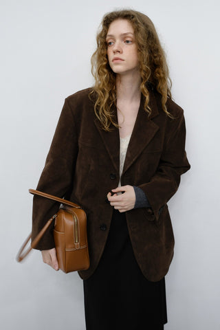 CLASSIC 28 LEATHER BAG TAN
