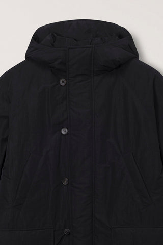 UNISEX GOOSE DOWN PARKA JACKET BLACK