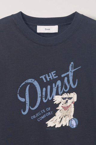 UNISEX DRAWING PUPPY T-SHIRT CHARCOAL GREY