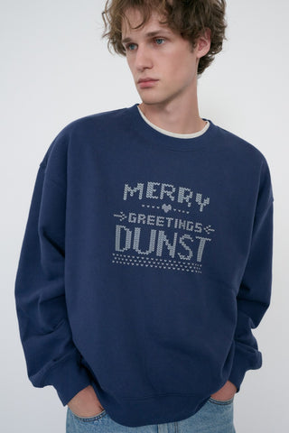 UNISEX PIXEL SWEATSHIRT NAVY