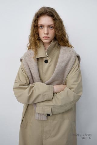 UNISEX REFINED MAC COAT BEIGE