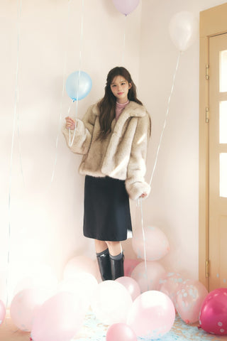 [SULLYOON PICK] ESSENTIAL ROLL NECK TOP SOFT PINK