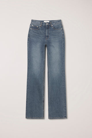 REFINED FLARED JEANS CLASSIC BLUE