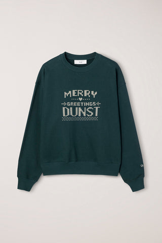 UNISEX PIXEL SWEATSHIRT DEEP GREEN