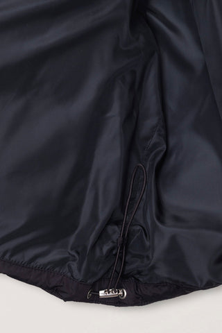UNISEX COLLARED GOOSE DOWN JACKET DEEP BROWN
