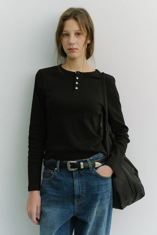 MODERN WESTERN BELT BLACK