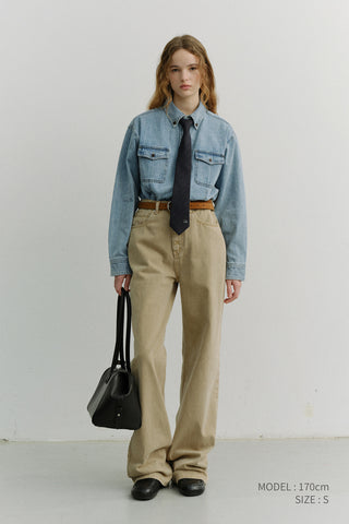 UNISEX CLASSIC DENIM SHIRT LIGHT BLUE
