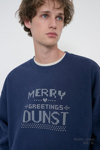 UNISEX PIXEL SWEATSHIRT NAVY