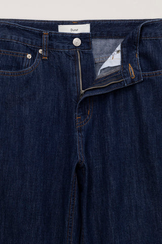 RELAXED SUMMER DENIM PANTS INDIGO BLUE
