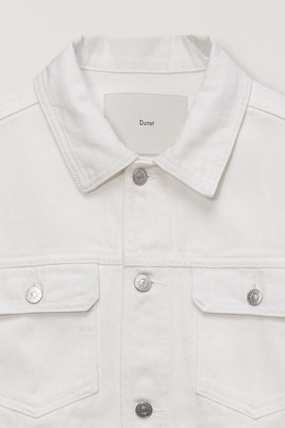 UNISEX DENIM TRUCKER JACKET IVORY