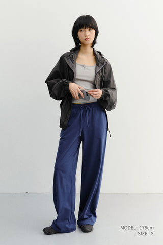 SUMMER WIDE JOGGER PANTS BLUE