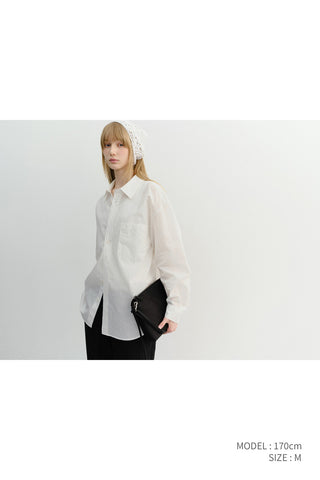 UNISEX SUMMER BREEZE STRIPED OVERSHIRT WHITE