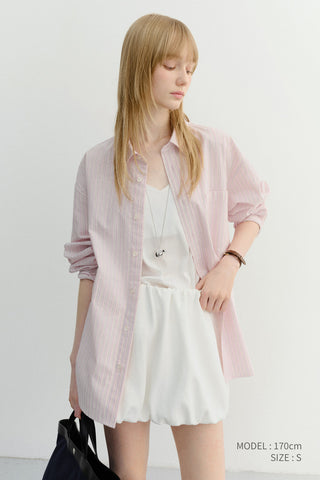 MINI VOLUMED SKIRT WHITE