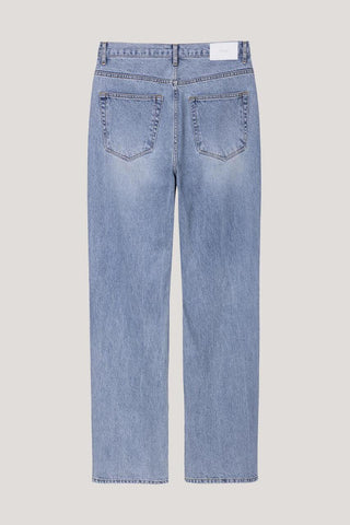 LOW RISE WIDE JEANS LIGHT BLUE