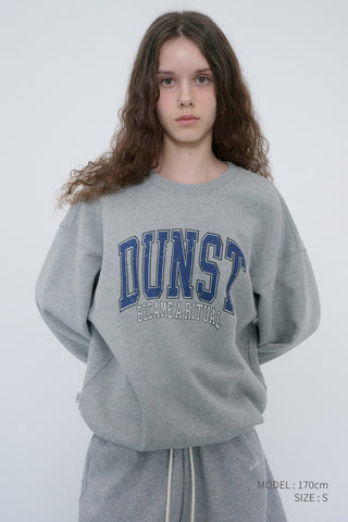 UNISEX ARCH LOGO SWEATSHIRT MELANGE GREY