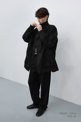 UNISEX MODERN FIELD JACKET BLACK