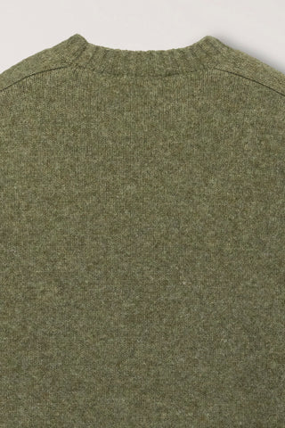 UNISEX SHAGGY DOG SWEATER OLIVE