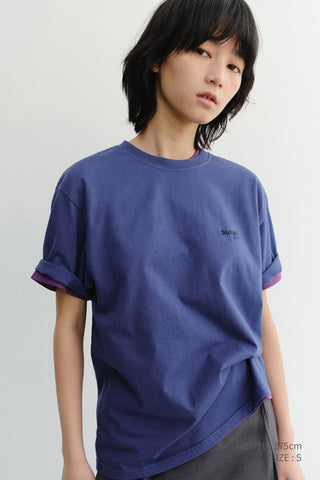 UNISEX GARMENT DYED T-SHIRT BLUE