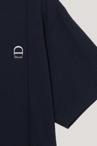 UNISEX LOGO CREASE T-SHIRT FRENCH NAVY