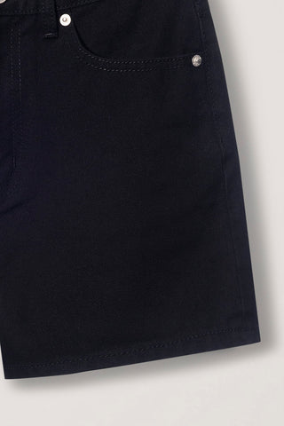 MINI DENIM SHORTS BLACK