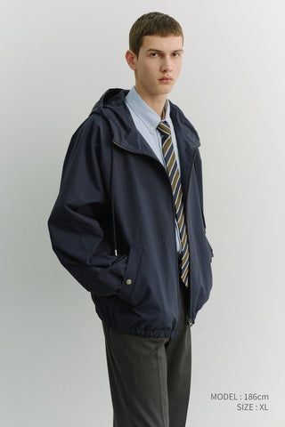UNISEX LOGO WINDBREAKER NAVY