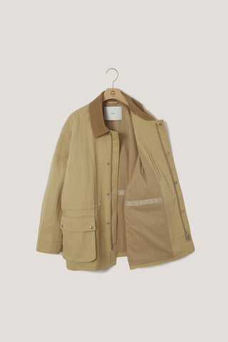 UNISEX COTTON CHORE JACKET BEIGE