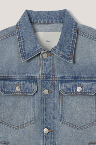 UNISEX DENIM TRUCKER JACKET LIGHT BLUE