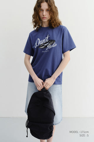 UNISEX VINYL T-SHIRT BLUE
