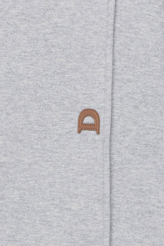 UNISEX DUNST LOGO CREASE SWEATSHIRT MELANGE GREY