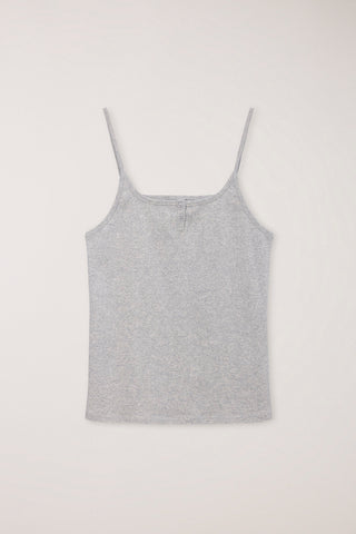 PETIT SLEEVELESS TOP MELANGE GREY
