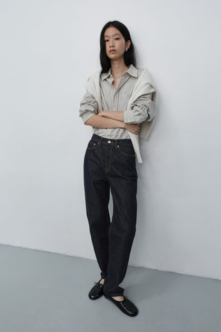 ESSENTIAL STRAIGHT JEANS RAW BLUE