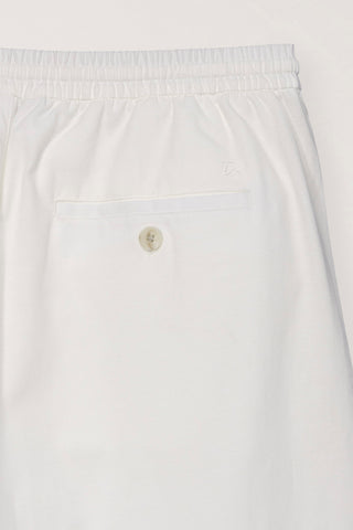 UNISEX PAJAMA BERMUDA SHORTS WHITE