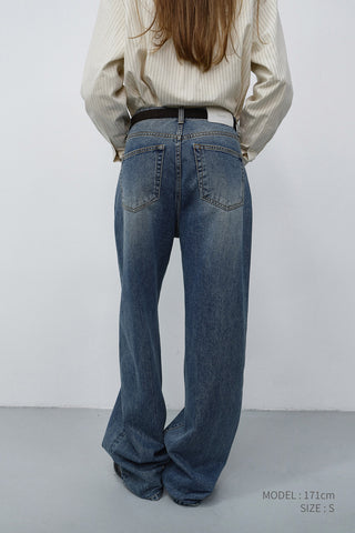 WIDE JEANS CLASSIC BLUE