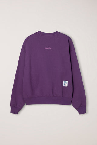 UNISEX PIXEL SWEATSHIRT PURPLE