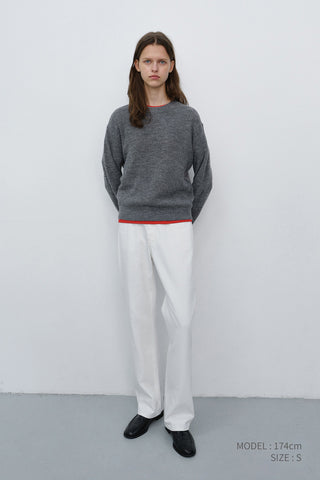 ESSENTIAL STRAIGHT FULL LENGTH JEANS OFF WHITE
