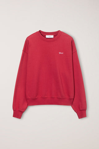 UNISEX GARMENT DYED SWEATSHIRT RED