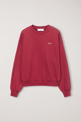 UNISEX GARMENT DYED SWEATSHIRT RED