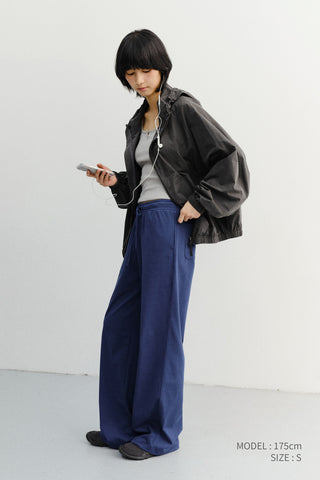 SUMMER WIDE JOGGER PANTS BLUE