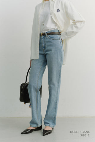 FULL LENGTH SLIM JEANS LIGHT BLUE