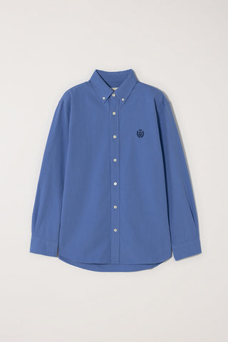 UNISEX CLASSIC BOYFRIEND SHIRT CERULEAN BLUE