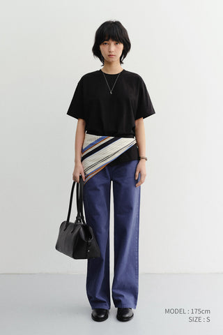 UNISEX ESSENTIAL LOOSE T-SHIRT BLACK