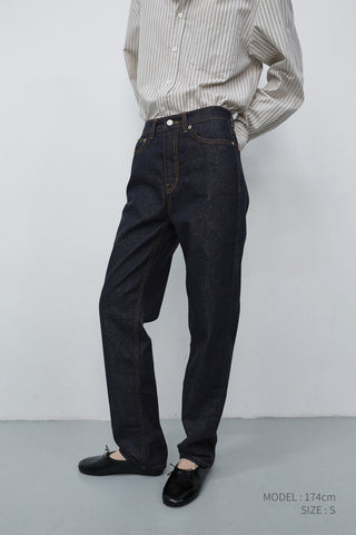 ESSENTIAL STRAIGHT JEANS RAW BLUE