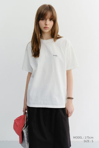 UNISEX GARMENT DYED T-SHIRT OFF WHITE