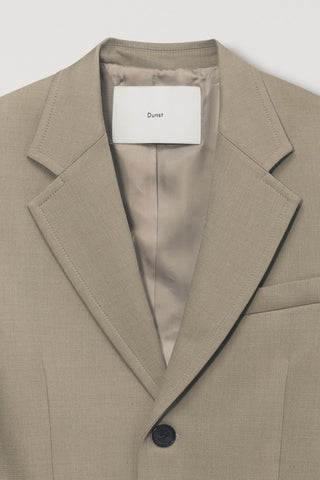 UNISEX OVERSIZED WOOL BLAZER CAMEL BEIGE